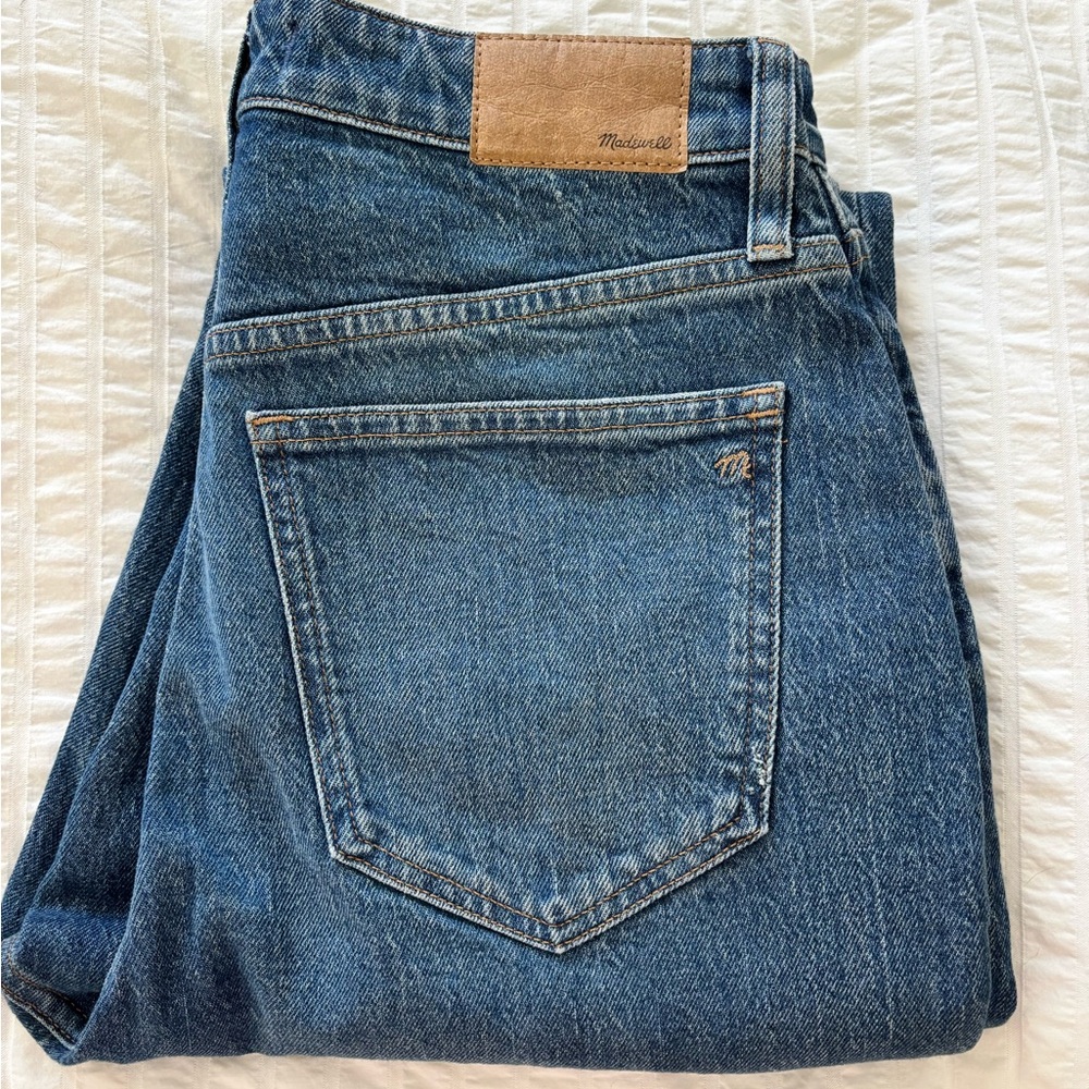 Madewell High Rise Blue Jeans Classic Fit